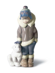 Eskimo boy with pet Type 553