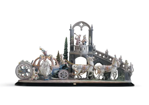 Cinderella's Arrival Sculpture. Limited Edition