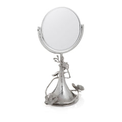 White Orchid Vanity Mirror - china-cabinet.com