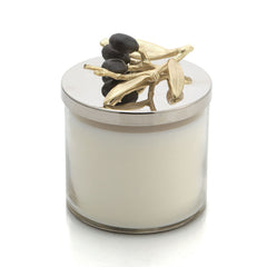 Olive Branch Gold Candle - china-cabinet.com