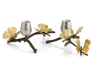 Butterfly Ginkgo Candleholders - china-cabinet.com