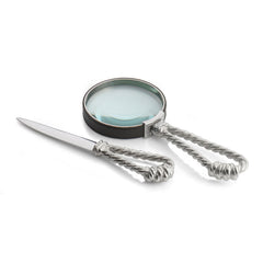 ROPE MAGNIFYING GLASS AND LETTER OPENER SET
