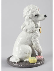 Poodle with Mochis Dog Figurine