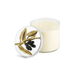 Olive Branch Gold Candle