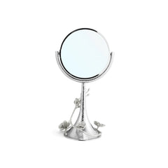White Orchid Vanity Mirror
