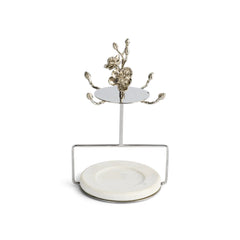 Blue Orchid Demitasse with Stand