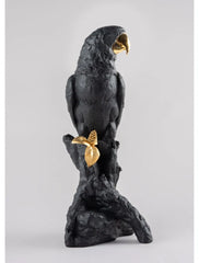 MACAW BIRD (BLACK-GOLD)