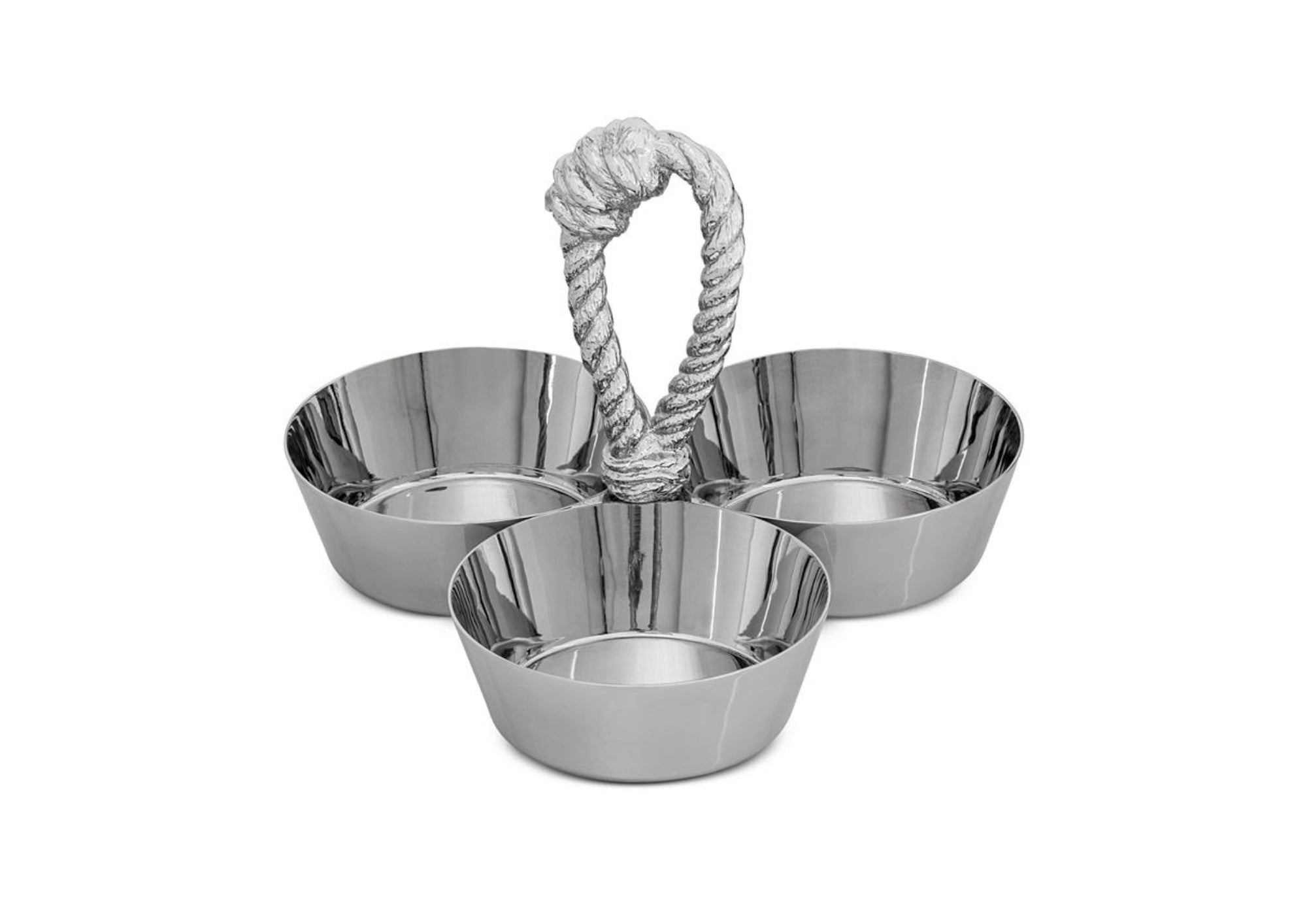 Rope Triple Compartment Dish